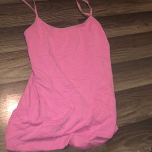 Pink Spaghetti Strap